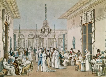 Het Café Frascati in 1807